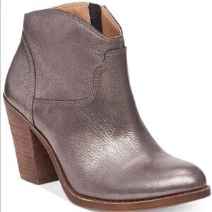 Lucky Brand metallic boots
